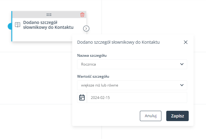 workflow zdarzenie przyklad