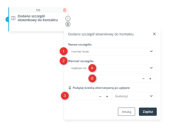 workflow zdarzenie dodano szczegol slownikowy do kontaktu