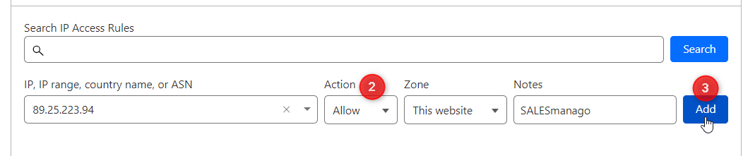 cloudflare dodawanie adresu ip