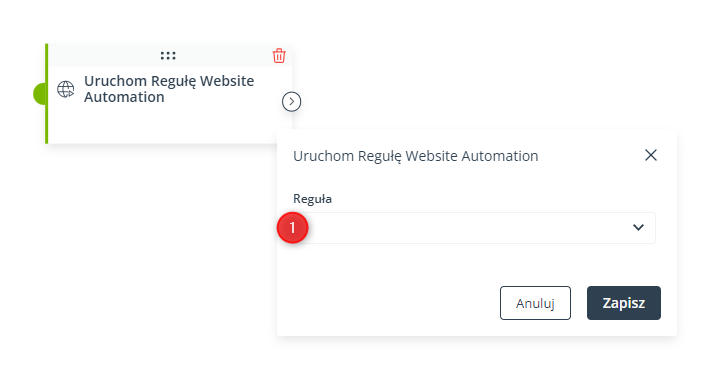 uruchom regule website automation