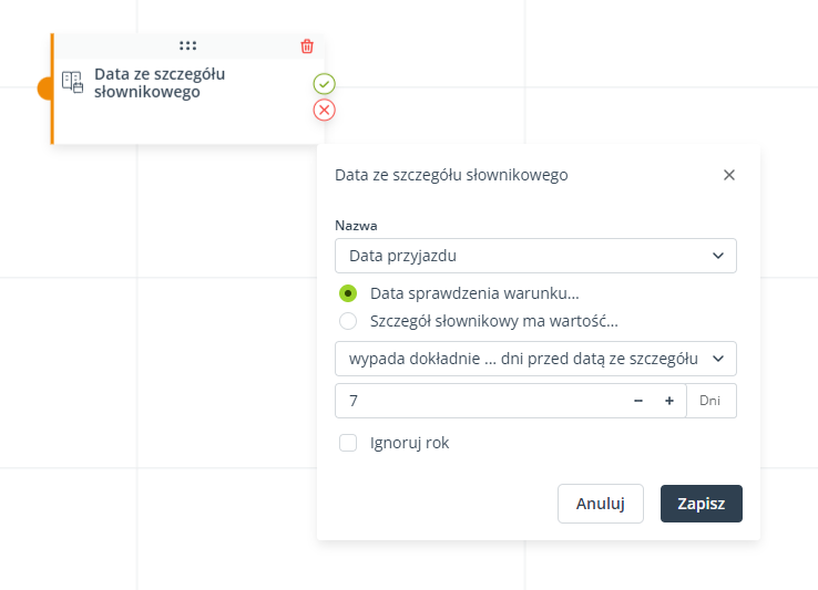 workflow warunek przyklad 3