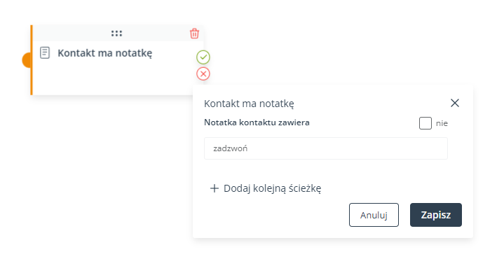 workflow warunek przyklad