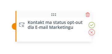 kontakt ma status opt-out dla e-mail marketingu 