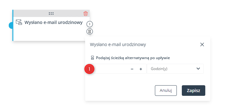 wyslano email urodzinowy